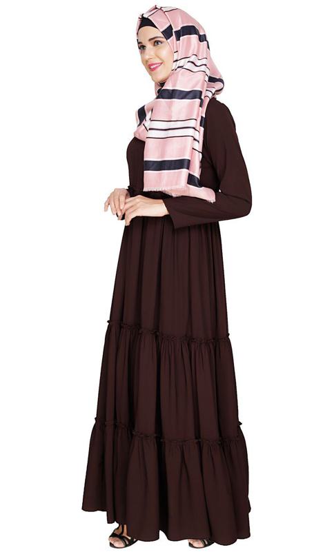 Modest Brown Abaya