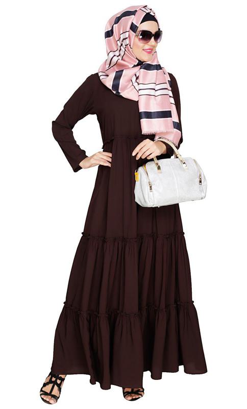 Modest Brown Abaya