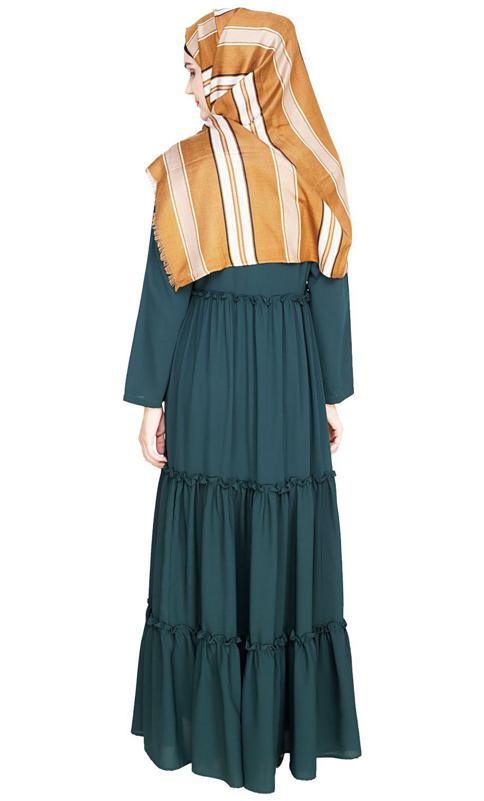 Modest Green Abaya