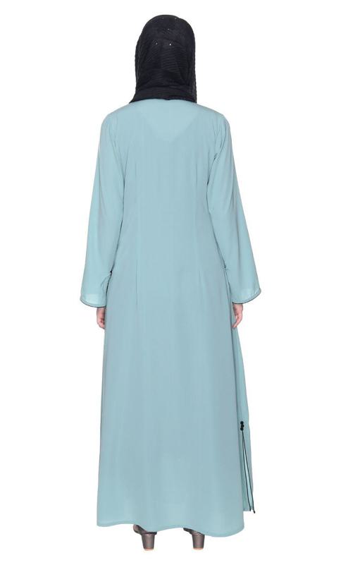 Modest Sage Green Abaya (Made-To-Order)