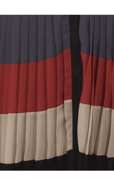 Multi Coloured Pleated Abaya (Made-To-Order)