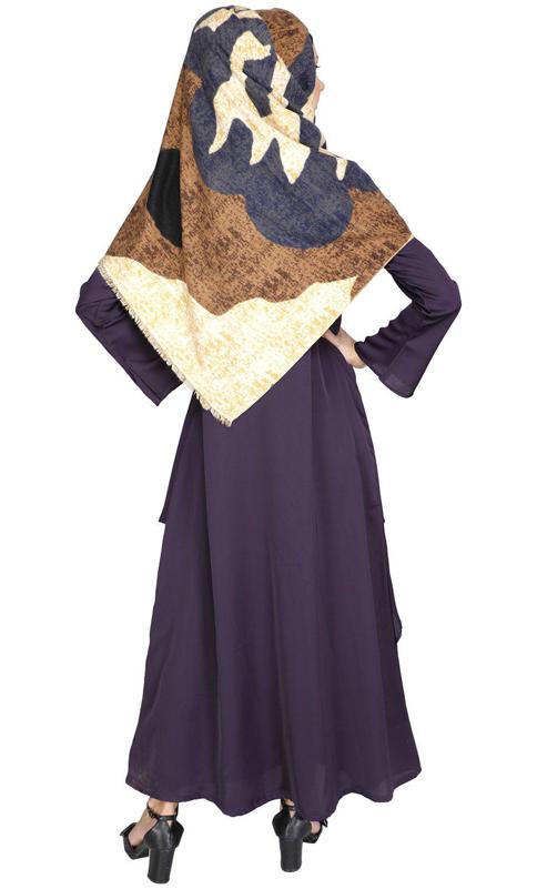 Newfangled Purple Abaya