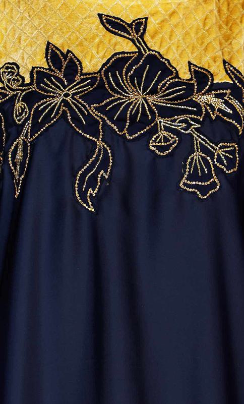 Opulent Blue Kaftan