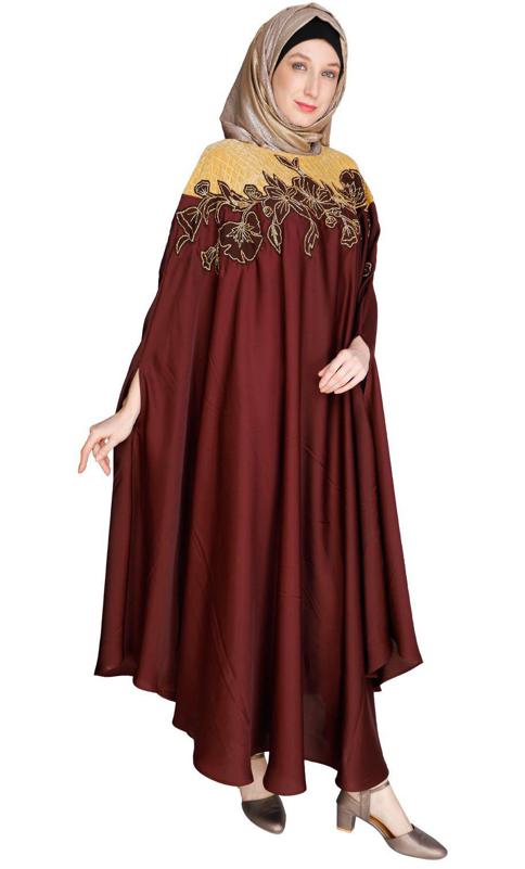 Opulent Wine Kaftan
