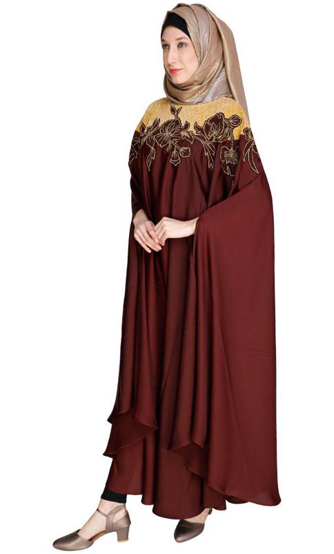 Opulent Wine Kaftan