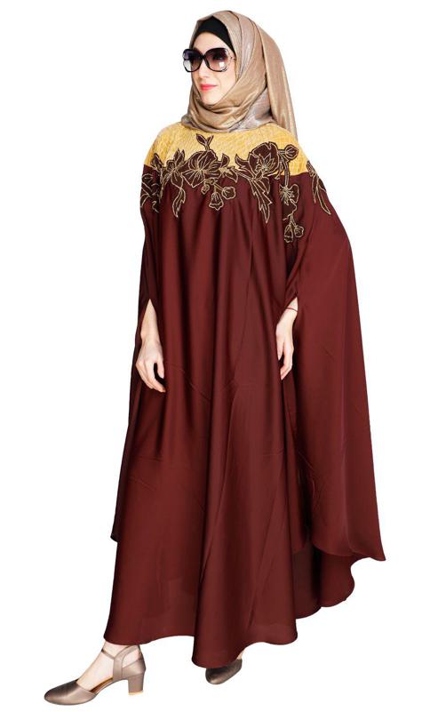 Opulent Wine Kaftan
