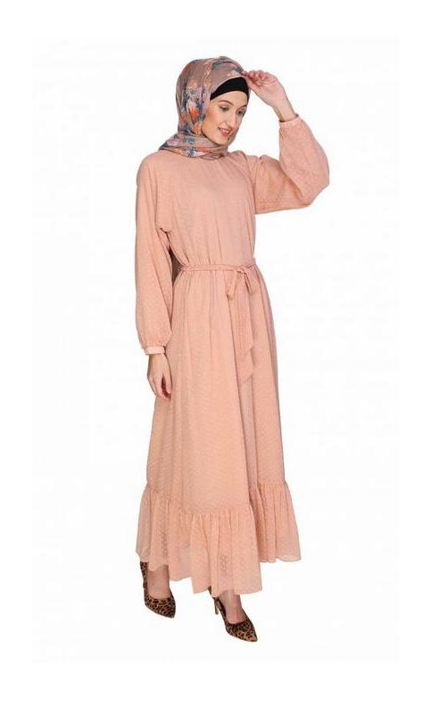 Peach Bohemian Maxi Dress
