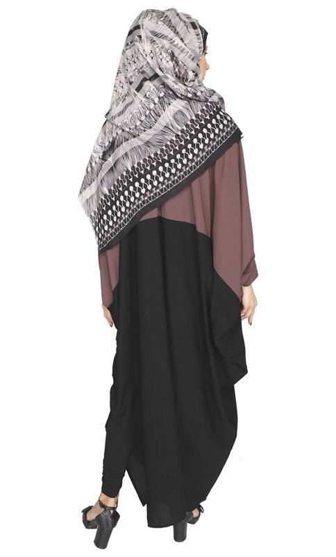 Pearl Embroidered Purple Kaftan (Made-To-Order)