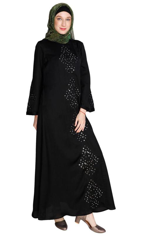 Prismatic Mirror Works Abaya (Made-To-Order)