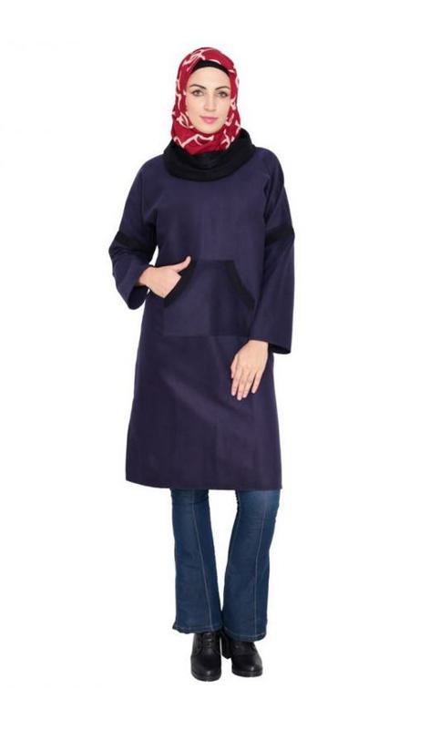 Purple Turtle Neck Phiran (Made-To-Order)