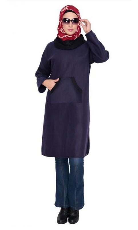 Purple Turtle Neck Phiran (Made-To-Order)
