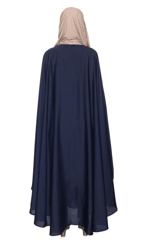 Regal Navy Blue Luxury Kaftan (Made-To-Order)