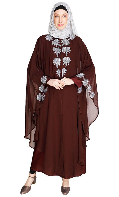 Sequence Enriched Wine Kaftan (Made-To-Order)
