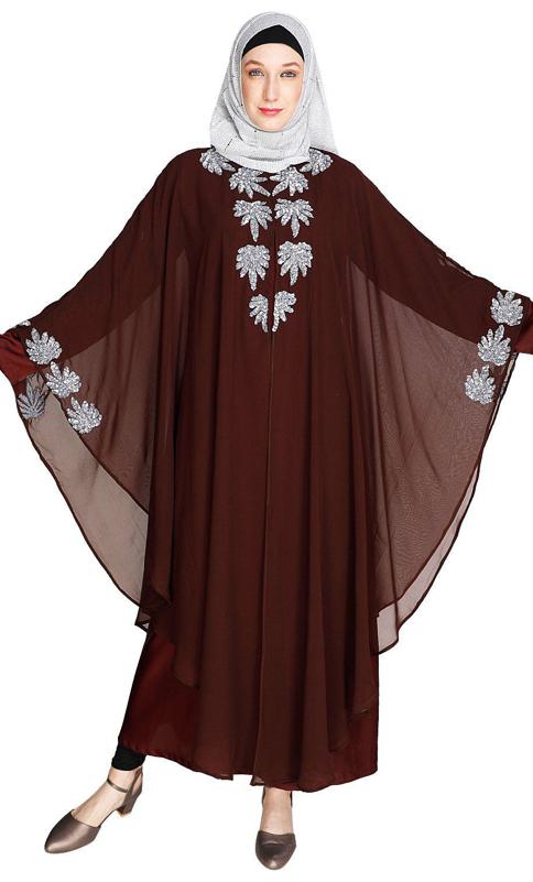 Sequence Enriched Wine Kaftan (Made-To-Order)