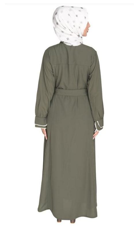 Shirt Style Dead Mint Maxi Dress