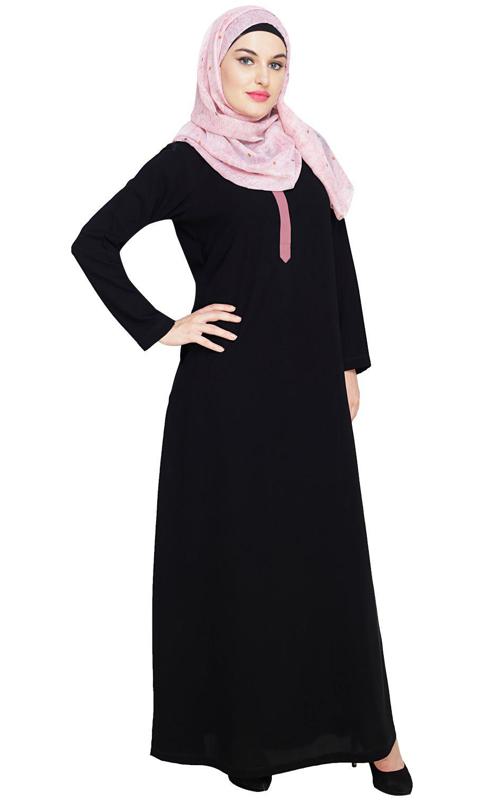 Sober Black Abaya (Made-To-Order)
