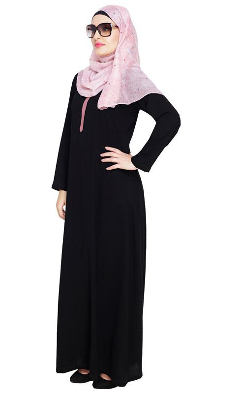 Sober Black Abaya (Made-To-Order)