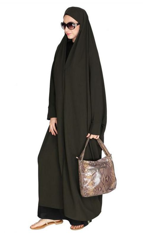 Solid Olive Green Iraqi Chaddar
