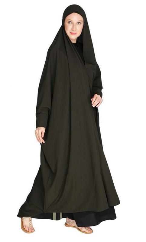 Solid Olive Green Iraqi Chaddar