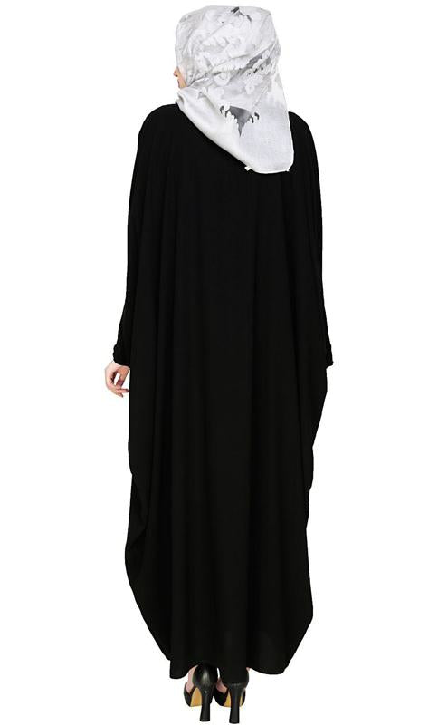 Sporty Kaftan With Grey Detailing (Made-To-Order)