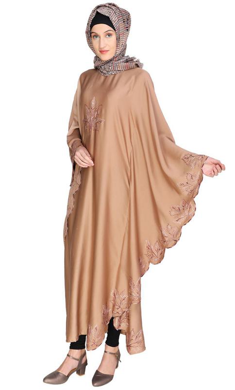 Spring Leaf Beige Kaftan (Made-To-Order)