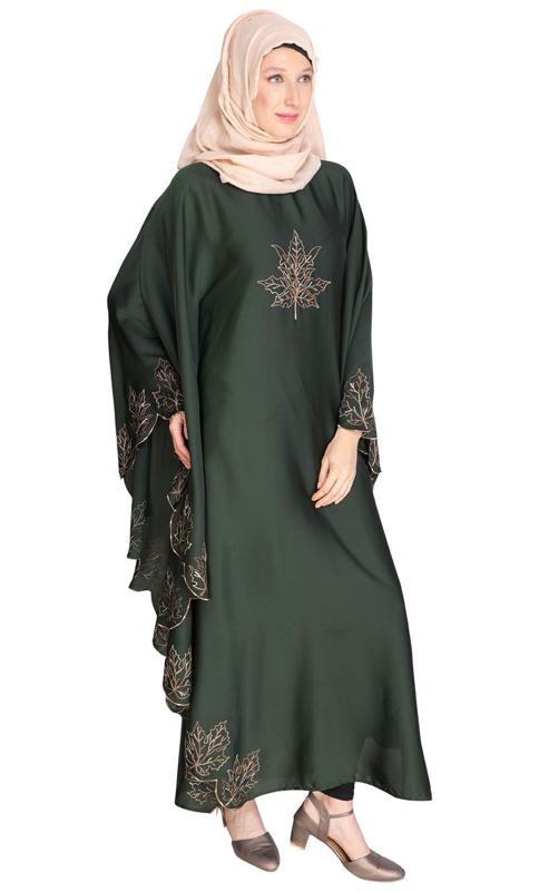 Spring Leaf Olive Kaftan