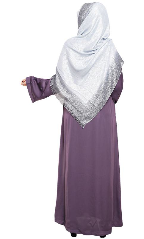 Stardust Purple Dubai Style Abaya