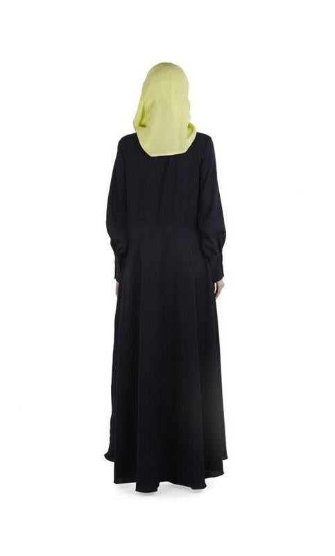 Steel Blue Abaya Dress