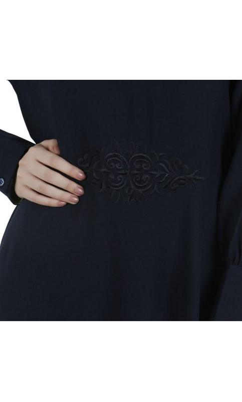 Steel Blue Abaya Dress