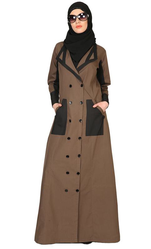 Trench Coat Style Abaya