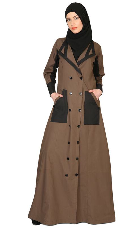 Trench Coat Style Abaya