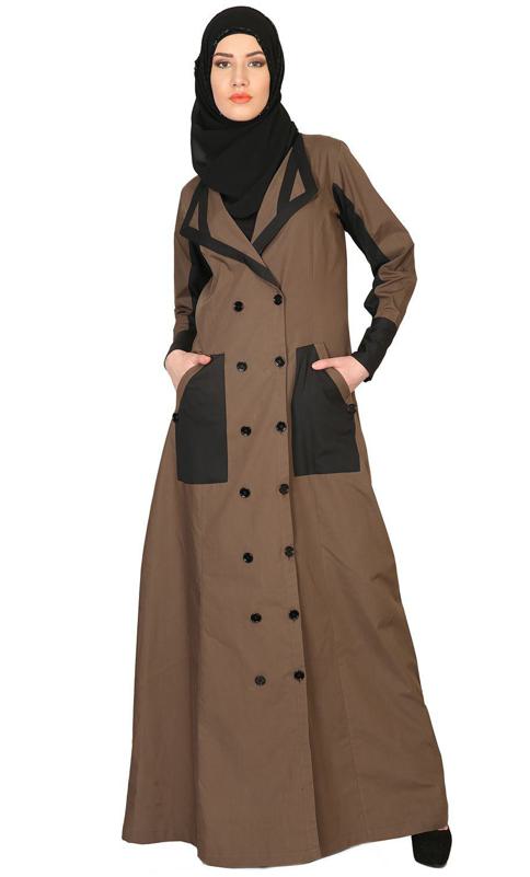 Trench Coat Style Abaya