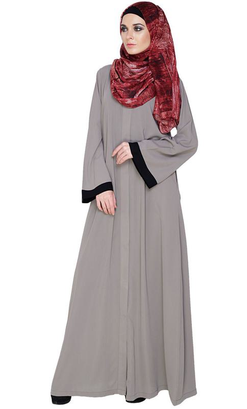 Vintage Grey Abaya