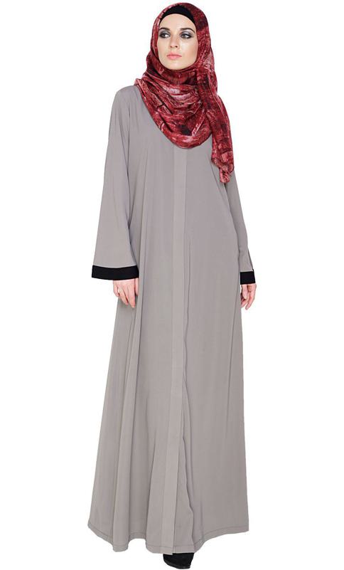 Vintage Grey Abaya