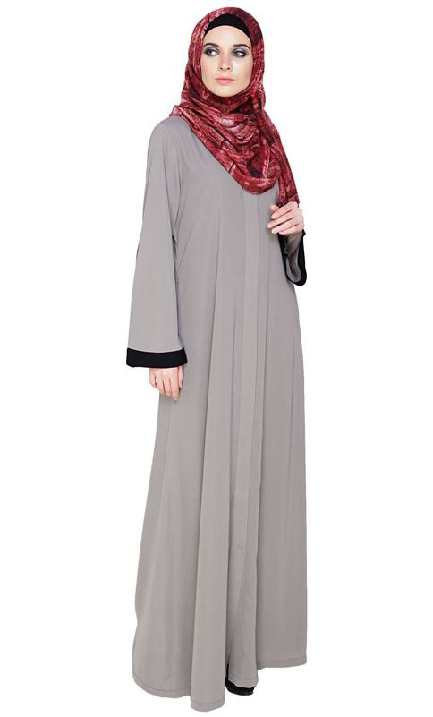 Vintage Grey Abaya