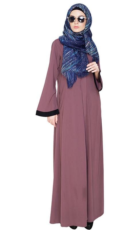 Vintage Purple Abaya