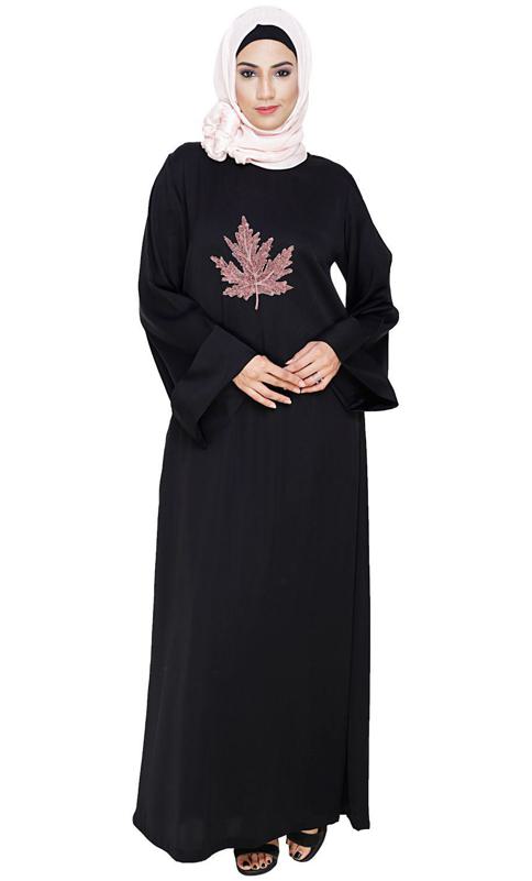 Wispy Black Dubai Style Abaya (Made-To-Order)