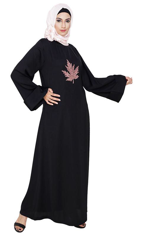 Wispy Black Dubai Style Abaya (Made-To-Order)