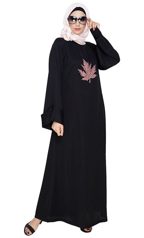 Wispy Black Dubai Style Abaya (Made-To-Order)