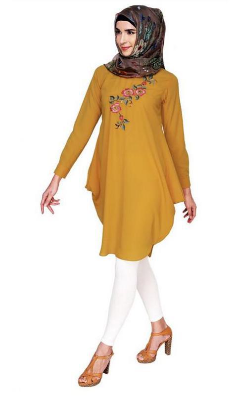 Yellow Side Cowl Tunic (Made-To-Order)
