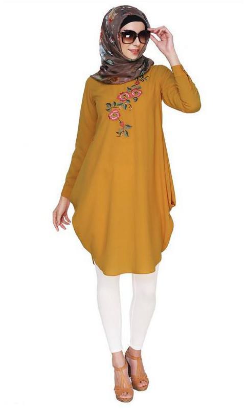 Yellow Side Cowl Tunic (Made-To-Order)
