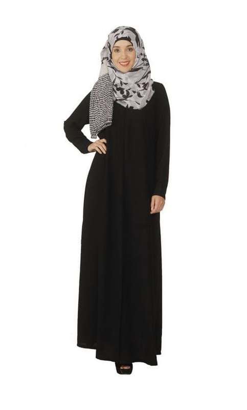 Black Pintuck Abaya (Made-To-Order)