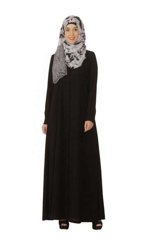 Black Pintuck Abaya (Made-To-Order)