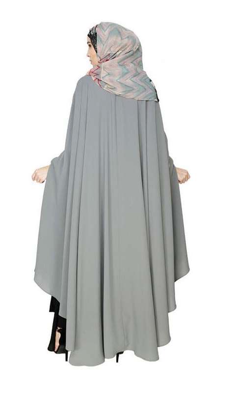 Colour Block Grey Irani Kaftan