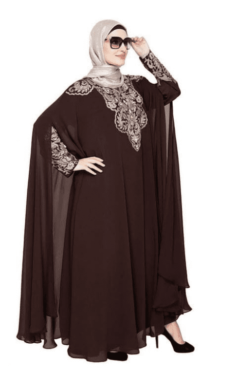 Luxury Brown Irani Kaftan
