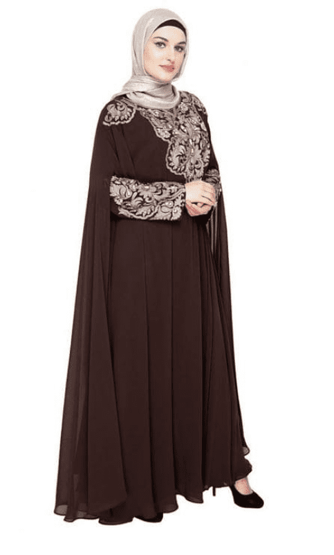 Luxury Brown Irani Kaftan