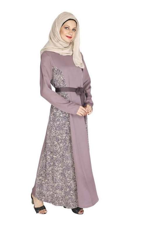 Opulent Purple Velt Abaya (Made-To-Order)