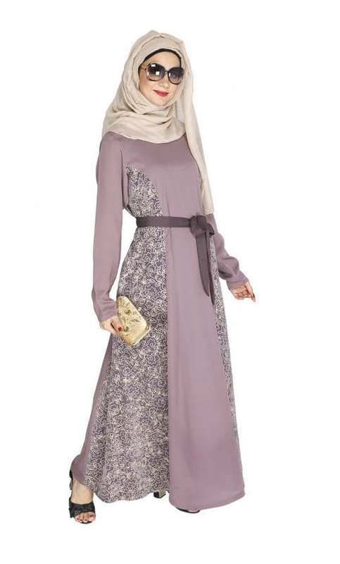Opulent Purple Velt Abaya (Made-To-Order)