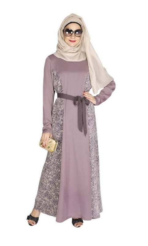 Opulent Purple Velt Abaya (Made-To-Order)