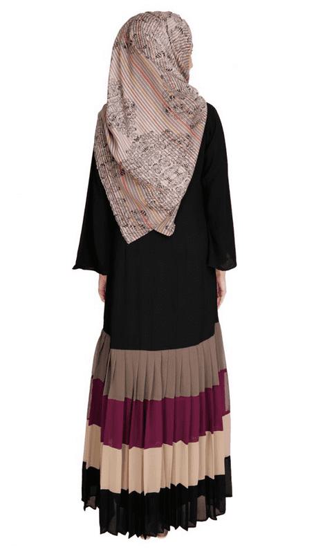 Pleated Black Abaya (Made-To-Order)